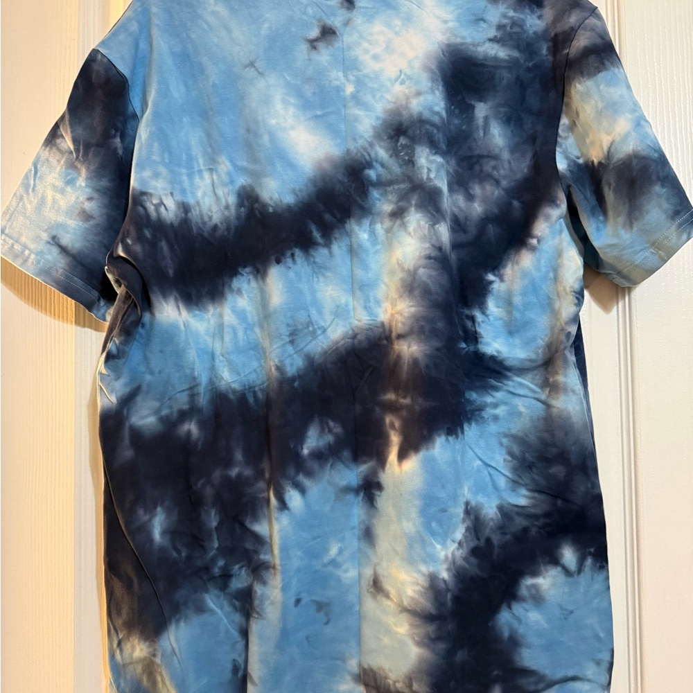 Blue Tie-Dye Graphic T-Shirt - Picture 4 of 5